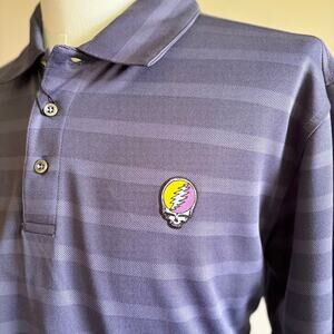 Grateful Dead Steal Your Face Bolle Performance Golf Polo (XL) NWT